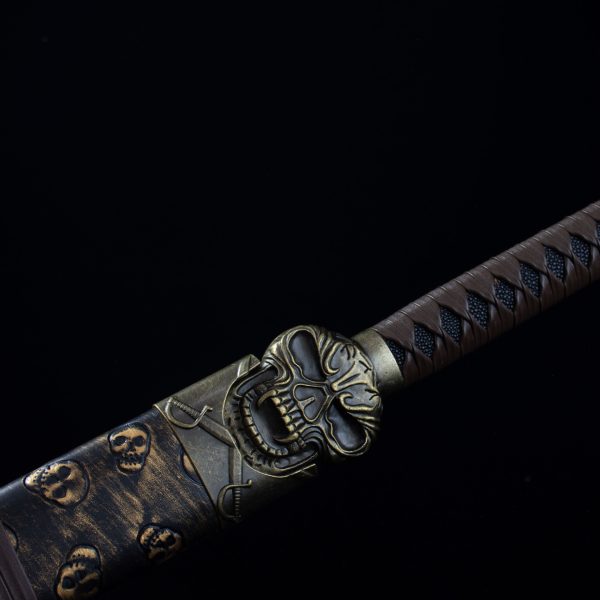 Longquan hand forged high manganese steel Dragon Tiger Oxtail Knife Tang Heng Dao has not been edged. - Image 3