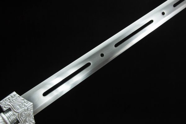 High manganese steel ice soul Han sword hand forged Qin Han sword - Image 9