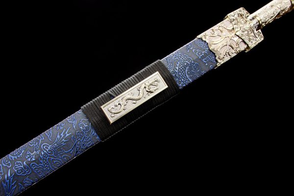 High manganese steel baked purple Spring and Autumn Han sword Qin King sword - Image 6