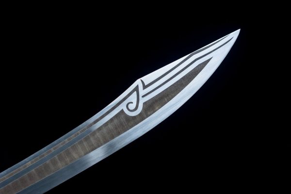 Hand-forged oxtail knife self-defense waist knife - Image 9