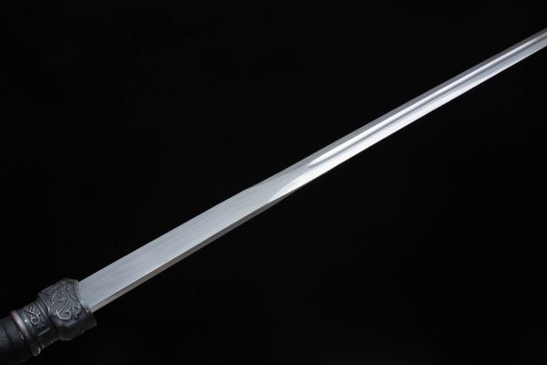 Hand forged high manganese steel two handed long sword, martial arts fitness Tang sword - Image 2