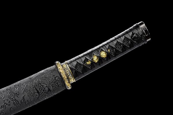 Longquan City Sword 1045 medium carbon steel short knife - Image 3