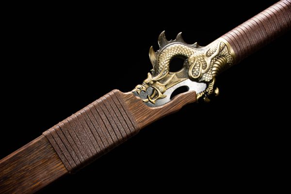 High manganese steel hand forged six sided Tang sword integrated Spring and Autumn Han sword - Image 5