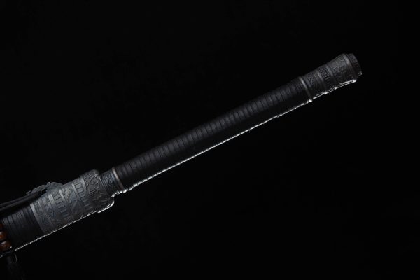 Hand forged high manganese steel two handed long sword, martial arts fitness Tang sword - Image 7