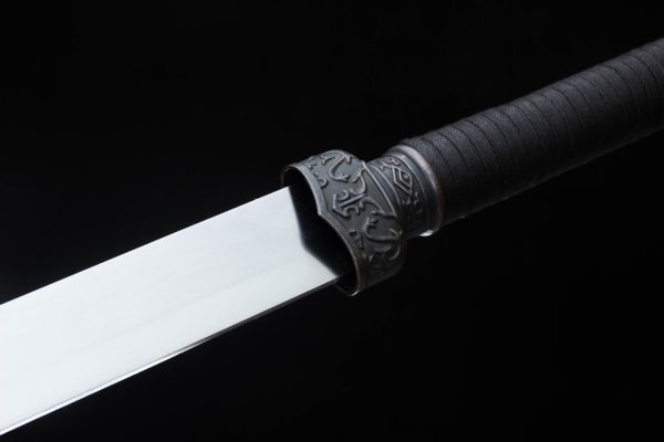 Hand forged high manganese steel two handed long sword, martial arts fitness Tang sword - Image 8