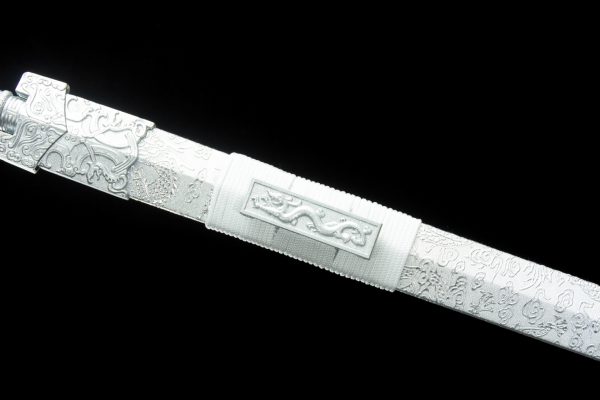 High manganese steel ice soul Han sword hand forged Qin Han sword - Image 5