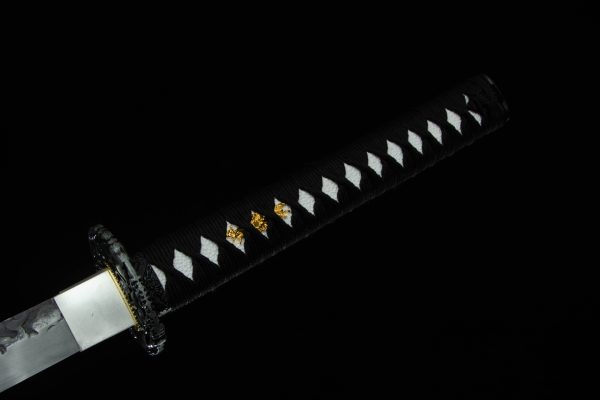 High manganese steel integrated Japanese style self-defense command knife - Image 3