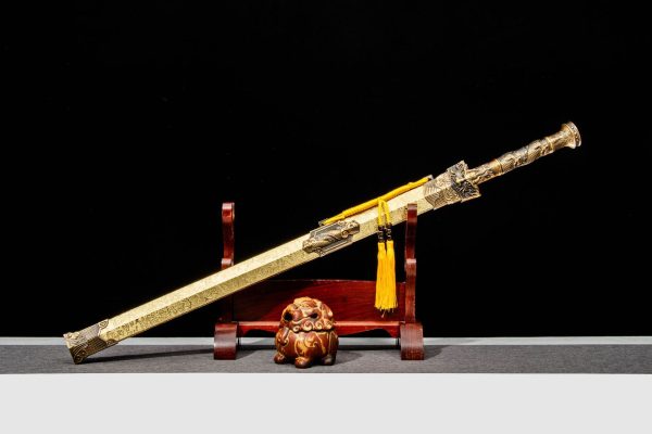 Hollow Spring and Autumn Han Sword, Qin King's Six sided Two handed Sword - Image 5