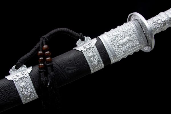 High manganese steel two handed Kangxi battle knife - Image 4