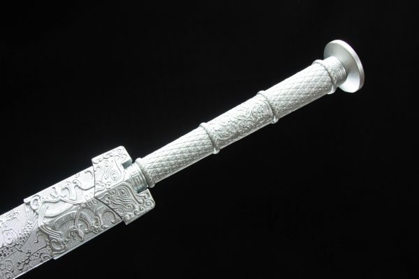 High manganese steel ice soul Han sword hand forged Qin Han sword - Image 7