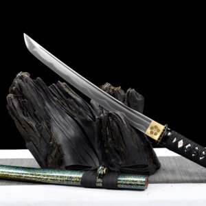 12 inch medium carbon steel samurai sword [ice soul short blade]
