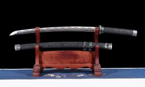 "the wanderer" 20 inch dragon engraved katana (non sharpened)