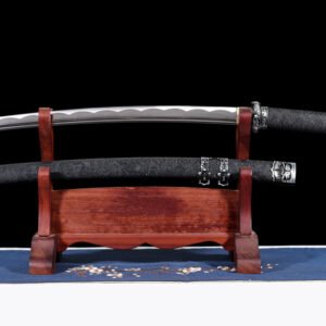 "the wanderer" 20 inch dragon engraved katana (non sharpened)