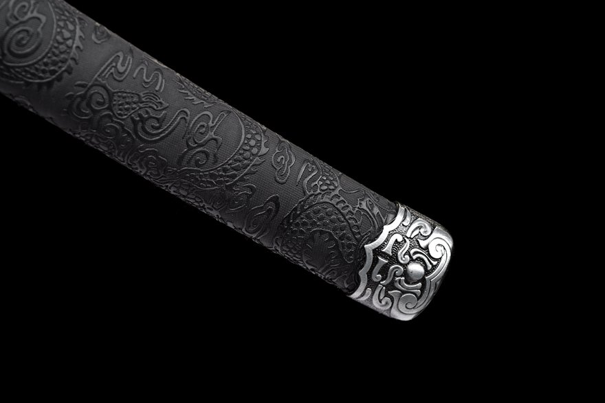 "the wanderer" 20 inch dragon engraved katana (non sharpened)