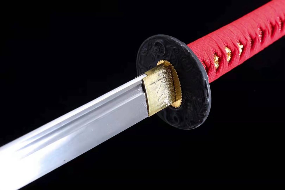"scarlet fury" red katana (non sharpened)