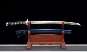 "white tiger" blue sheath katana (non sharpened)