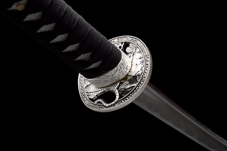 "white tiger" blue sheath katana (non sharpened)
