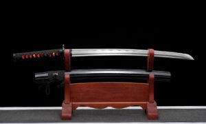 "Blazing Tiger" Red & Black Katana (Non-Sharpened)