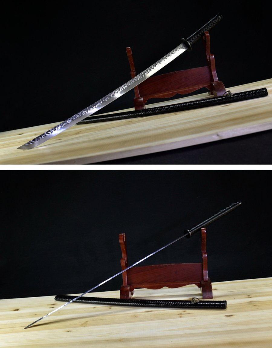 "purgatory blade" engraved katana (non sharpened)