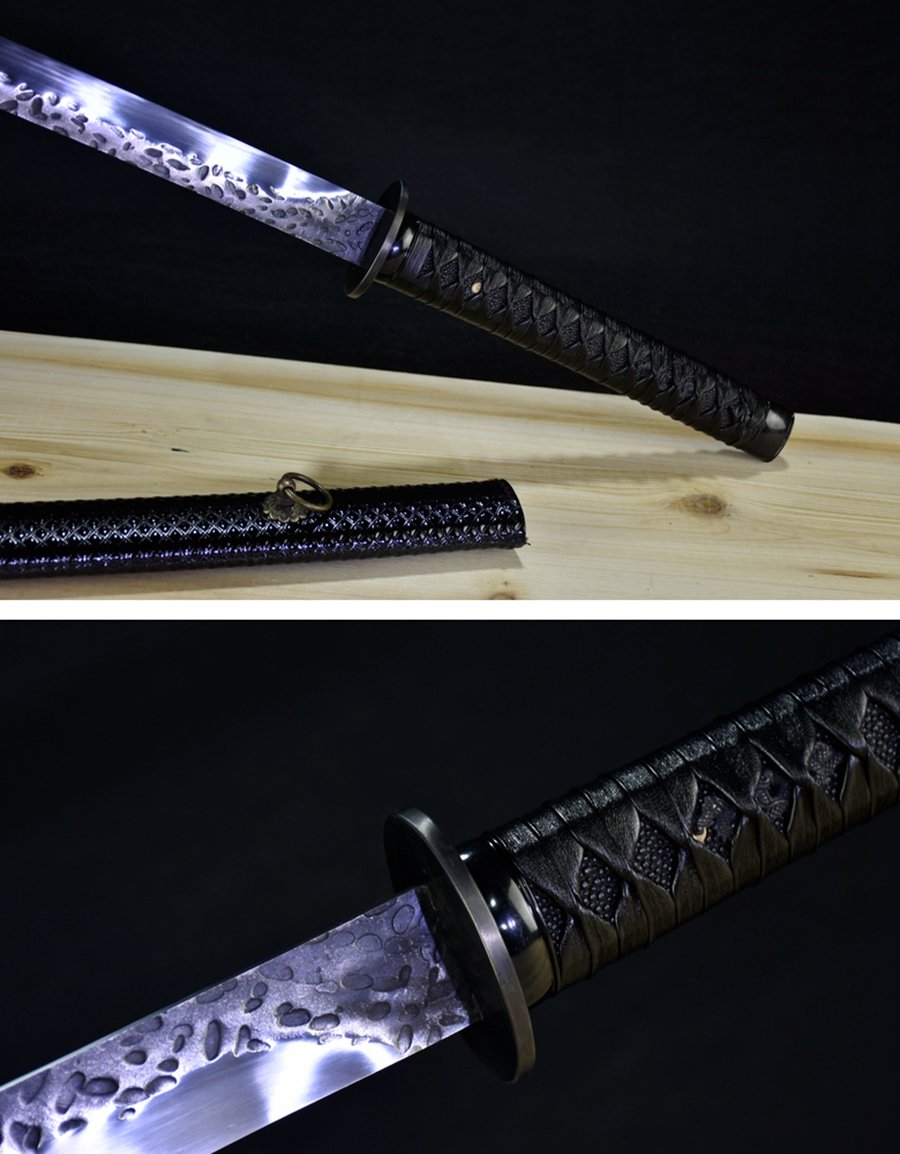 "purgatory blade" engraved katana (non sharpened)