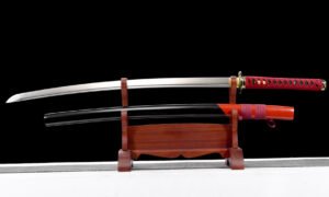 Bamboo Leaf" Engraved Katana (Non-Sharpened)