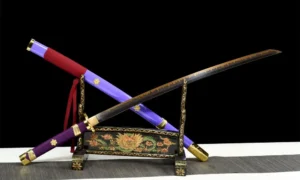 katana japonais enma violet (t10)