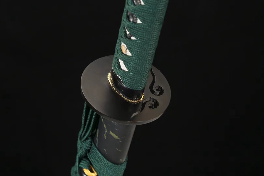 "oni samurai" engraved katana (non sharpened)