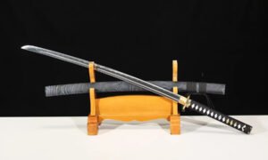 "dragon wyrm" patterned katana (non sharpened)
