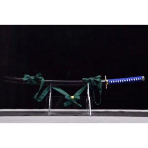 new handcrafted death rim long 26 inch t10 steel burnt blade samurai blade ice wheel maru (the sword worn by the captain of the death tenth squad, hitsugaya toshiro)