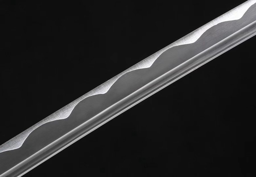 "dragon wyrm" patterned katana (non sharpened)