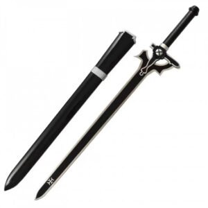 sao cc14 night sky sword blue rose sword t10 steel hand forged katana full tang