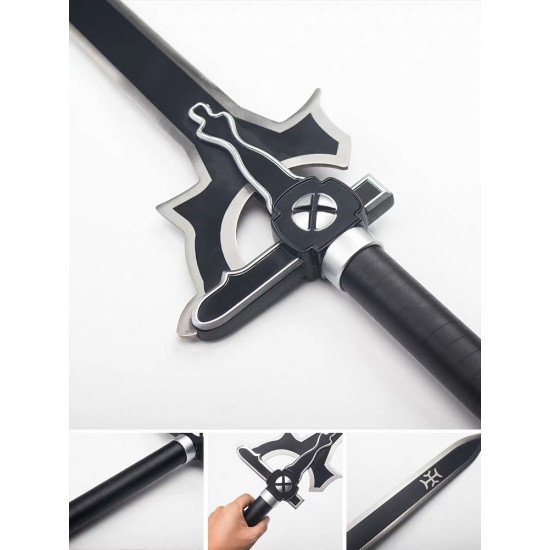 sao cc14 night sky sword blue rose sword t10 steel hand forged katana full tang