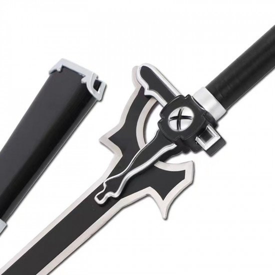 sao cc14 night sky sword blue rose sword t10 steel hand forged katana full tang