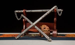 "dragon pattern three section staff" traditional martial arts weapon (non sharpened)