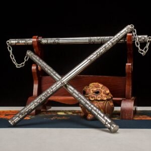 "dragon pattern three section staff" traditional martial arts weapon (non sharpened)