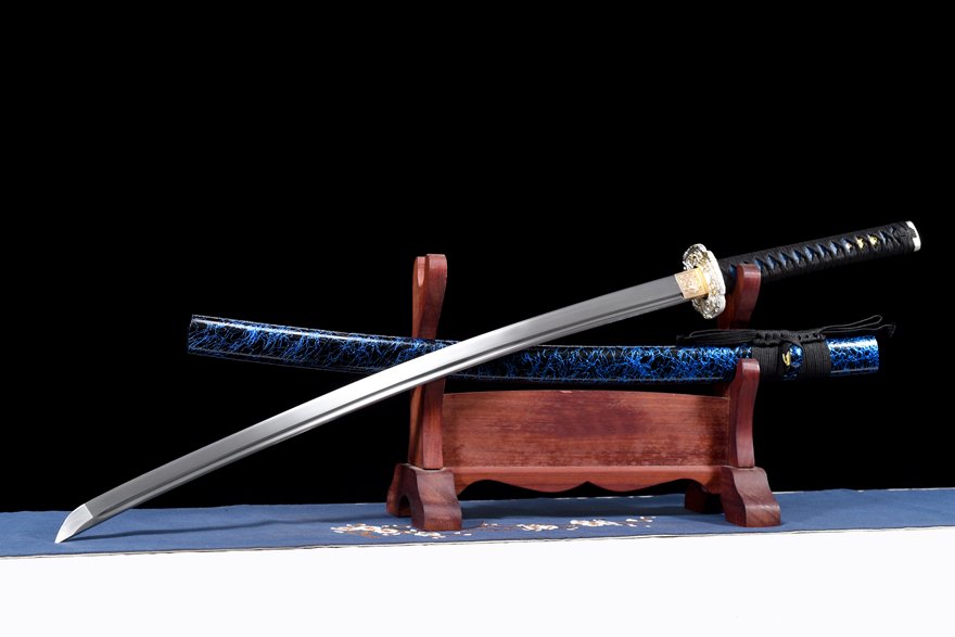"blue sakura" katana (non sharpened)