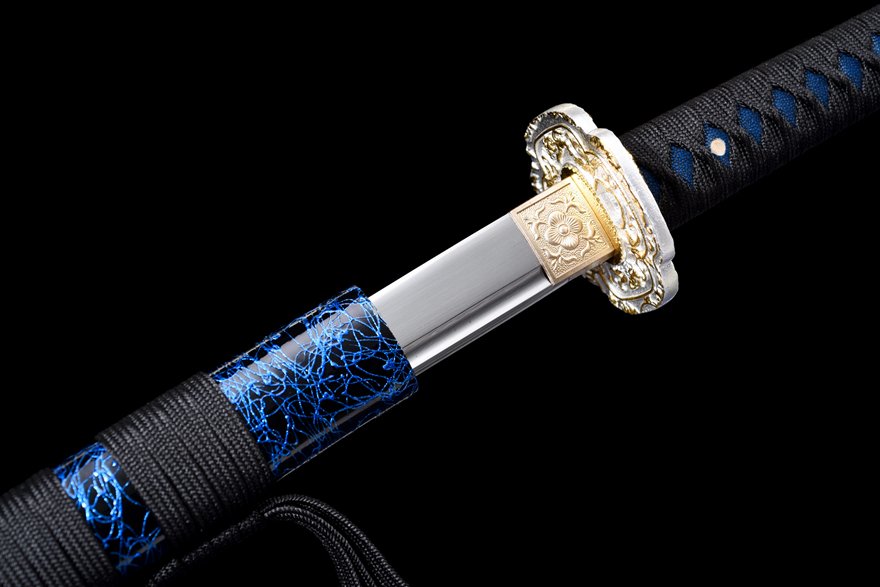 "blue sakura" katana (non sharpened)