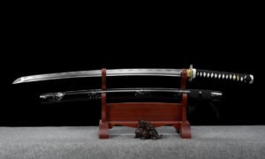 "silver dragon warrior" katana (non sharpened)
