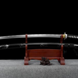 "silver dragon warrior" katana (non sharpened)