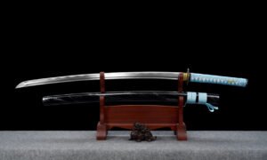 "blue dragon warrior" katana (non sharpened)