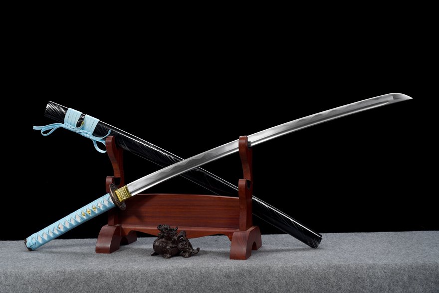 "blue dragon warrior" katana (non sharpened)