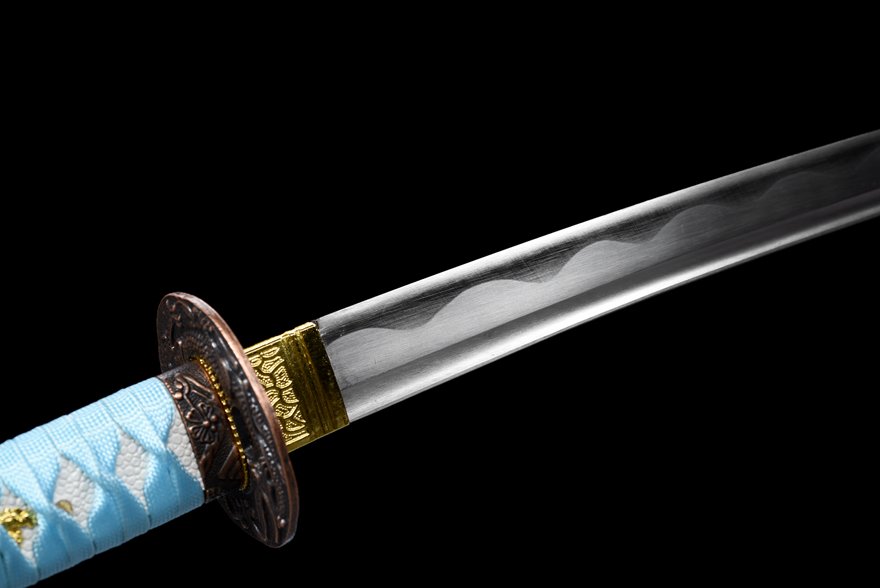 "blue dragon warrior" katana (non sharpened)