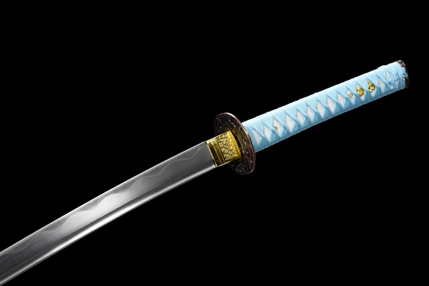 "blue dragon warrior" katana (non sharpened)
