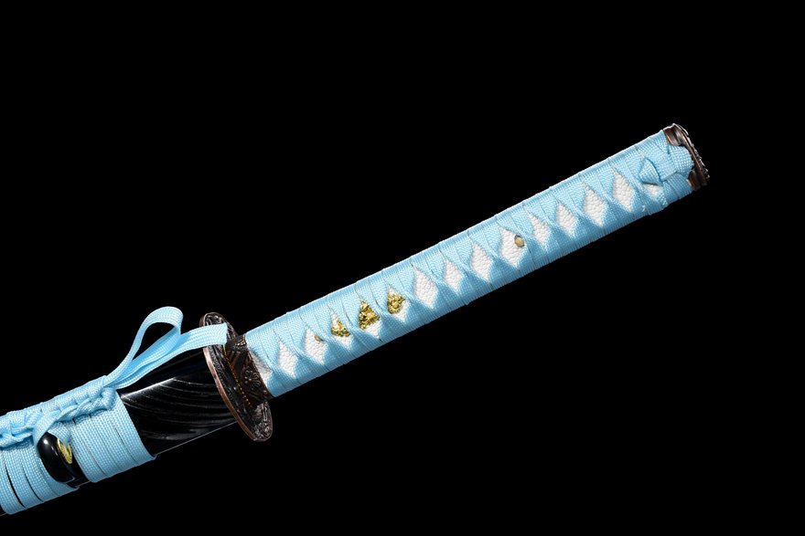 "blue dragon warrior" katana (non sharpened)
