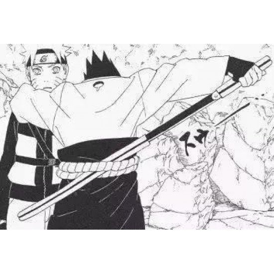 Naruto Sasuke Uchiha Black/White Kusanagi Sword Replica naruto sasuke uchiha black/white kusanagi sword replica