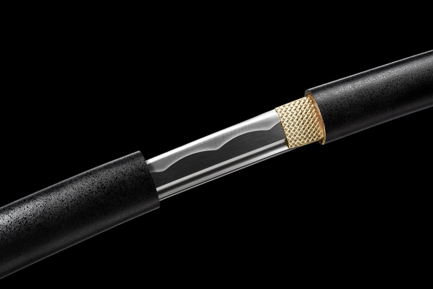 "plain black samurai" katana (non sharpened)