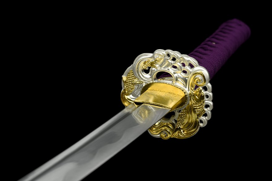 "purple mist" katana (non sharpened)