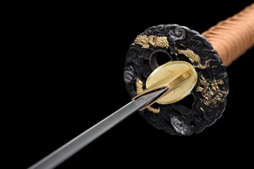 "golden dragon" katana (non sharpened)
