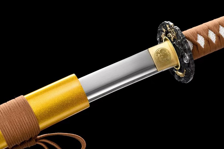 "golden dragon" katana (non sharpened)
