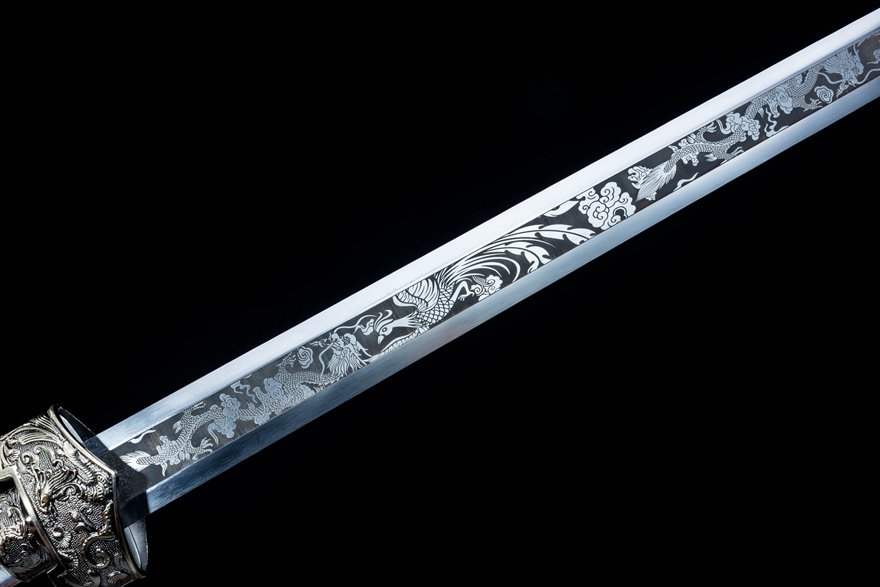 "dragon & phoenix han sword" (non sharpened)